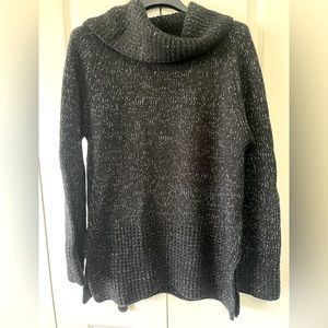 DKNY cowl neck tunic sweater